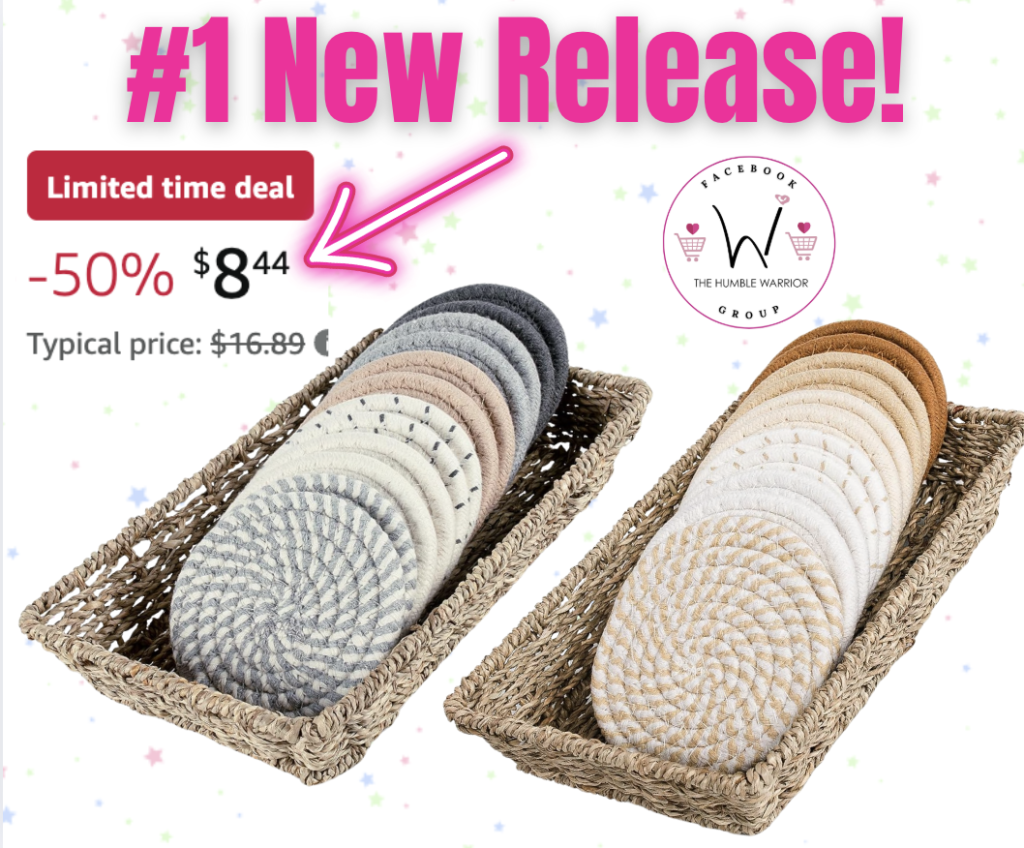 Boho Woven Coasters!